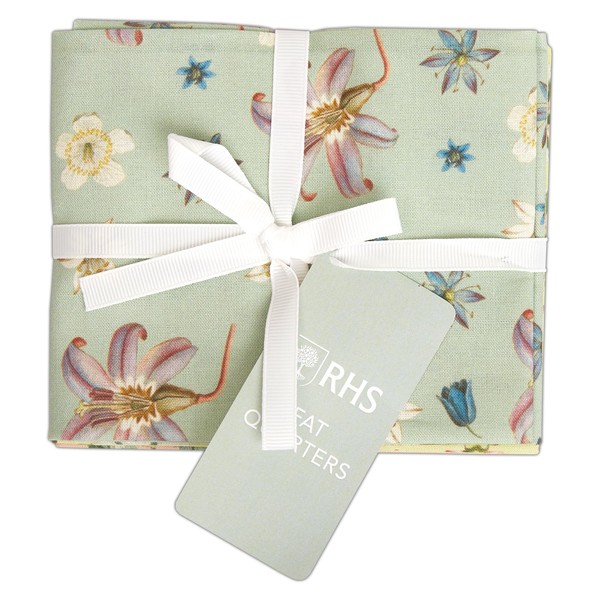 RHS Fat Quarters, Multicoloured, 20inches-24inches