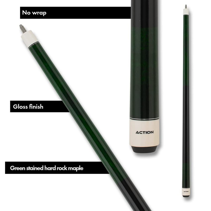 Action Starter Billiards Pool Cue Stick - Green - 21oz