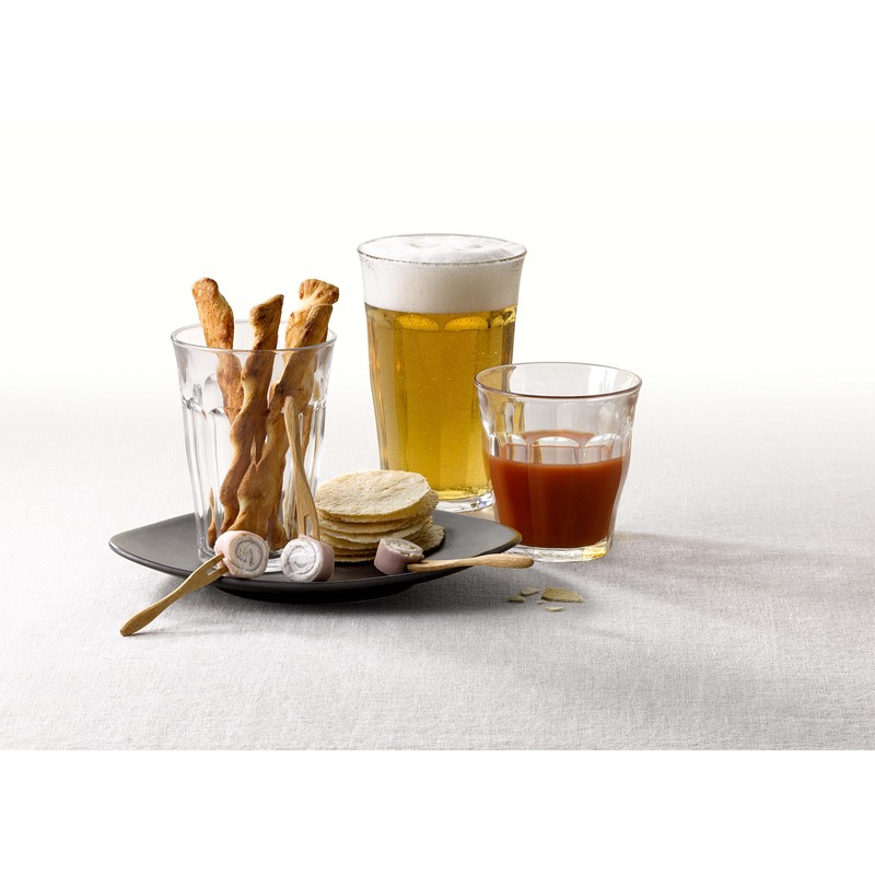 Duralex Made In France Picardie Tumbler Set of 6,16.87 oz