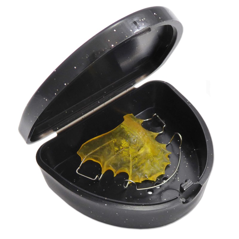 Slim Orthodontic Dental Case - Colour & Glitter Choices for