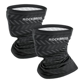 ROCKBROS Face Mask, Summer, UV Protection, Cooling Sensation, Neck Cover, Sun Protection, UPF50+, No Stifling, Sweat Absorbent, Quick Drying, Neck Warmer, Thin, Lightweight, Motorcycle, Cycling