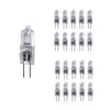 Vstar Q20/G4/CL/12V,10 Watt,T3 JC Type,12 Volt,Clear,G4 Bi-pin Base,Halogen Light Bulb(20