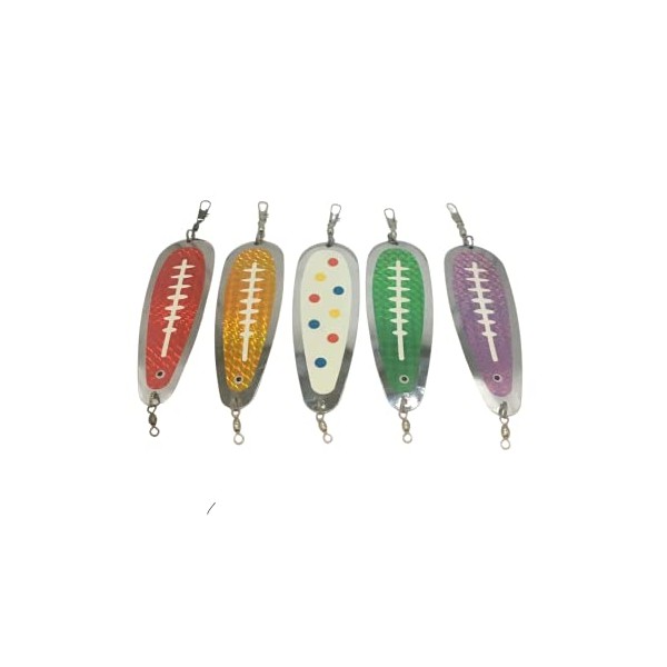 KOKOPROS Finished Kokanee Salmon Hyperglow Teardrop Fishing Flasher, 5-1/2" Length,