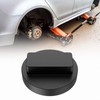 HREDZEO Jack Pad,2 Pcs Black Car Rubber Jack Pads Tool