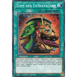 TCG SDAZ-DE028 - Pot of Extravagance - Common - German - 1st Edition - in Set with Ultrapro Toploader - Yugioh