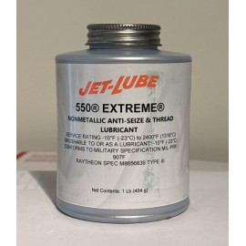WHITMORE JET-LUBE 550 EXTREME Non-Metallic Anti-Seize & Thread Lubricant 1 lb. Brush Top