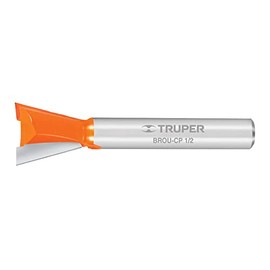 Truper BROU-CP1/2, Broca para router, cola de pato, 1/2"