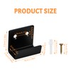 Pack of 10 U Angle Brackets, Wall Mount Hooks, Heavy