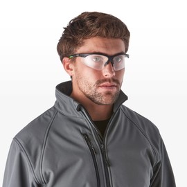 Riley Ready Reader 1.00 to 3.00 Magnification Sports Style Safety Glasses UV & Impact Protection Anti-Scratch and Anti-Fog Protective Eyewear (3.00 Magnification)