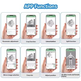 YILONG Bluetooth Tattoo Stencil Printer Wireless Thermal Machine with 15 Papers