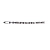 Mopar 1pc Jeep Cherokee Gray Front Door Emblem Badge Nameplate