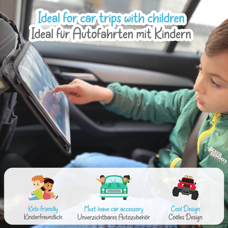 HECKBO 1 x Car Organiser with Monster Trucks