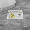 Create idea 10PCS Warning Label for High Temperature Area on