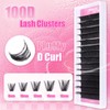 Fadlash DIY Eyelash Extensions 0.07 D-8-16 mm 100D Individual Eyelash
