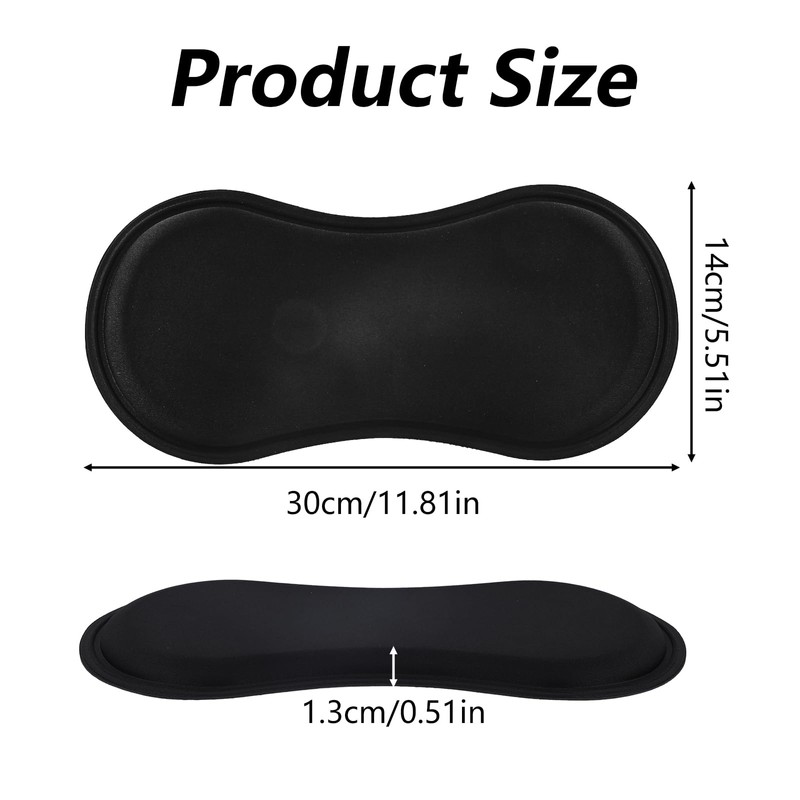 lasuroa 2pcs Post Surgery Lipo Foam Pads, 11.81x5.51 Inch Lipo