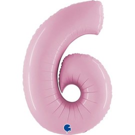 Grabo 076PP-P Number 6 Superloon Single Pack, Length-40 Inch, Colour, Pastel Pink, One Size