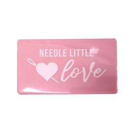 Magnetic Needle Storage Case,Portable Rectangle Magnetic DIY Sewing Stitching Pin Storage Box(Pink)