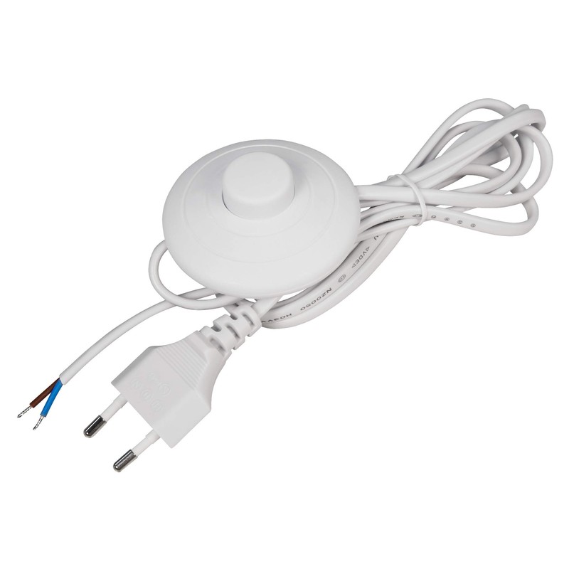 MC Power Euro Power Cord Connection Cable Foot Switch and