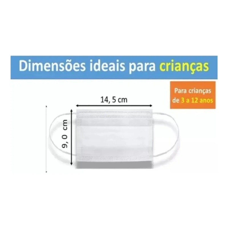 Un Kit De 100 Mascarillas Para Niños Descargar Tripla Camada