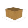 E1 Packaging 13" x 11" x 8" Corrugated Boxes 32