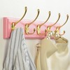 JYL HOME Wall Mount Bamboo Coat Rack, 17 Inch 5