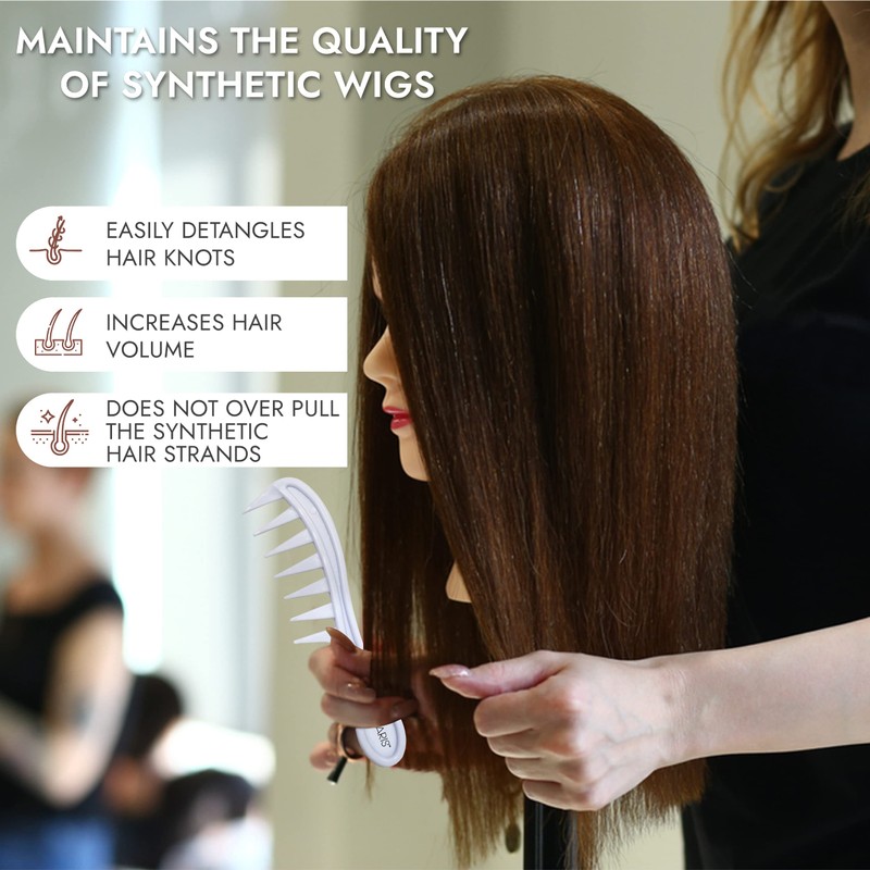 Rene Of Paris Wide Tooth Detangling Wig Lift Comb