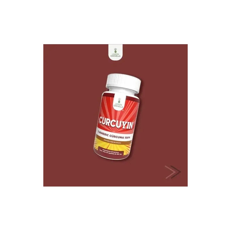 Kit De 5 Curcuyin Tumeric Curcuma Sabor Sin Sabor