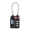South Main Hardware TSA Accepted Combination Cable Luggage Lock in