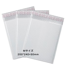 INKIKO Bubble Mailers, 10 Pieces, Medium Size, Cushioning Material for Delivery, Air Cap Included, External Dimensions: 7.9 x 9.4 inches (200 x 240 mm), Interior Dimensions: 7.1 x 9.4 inches (180 x