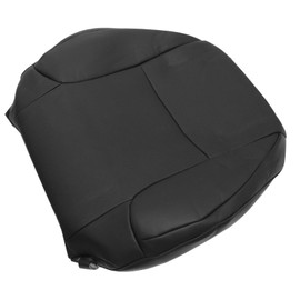 NLQR Front Driver Side Top Back Replacement Seat Cover Black Perforated Microfiber Leather Compatible with Lexus GX460 2010 2011 2012 2013 2014 2015 2016 2017