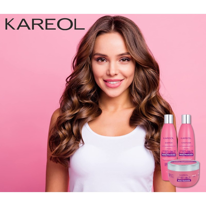Kareol Rosa Francesa Acondicionador · Suavidad Fuerza Brillo 300ml
