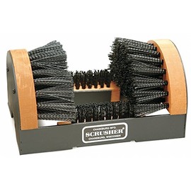 Boot Brush with Scraper, Black