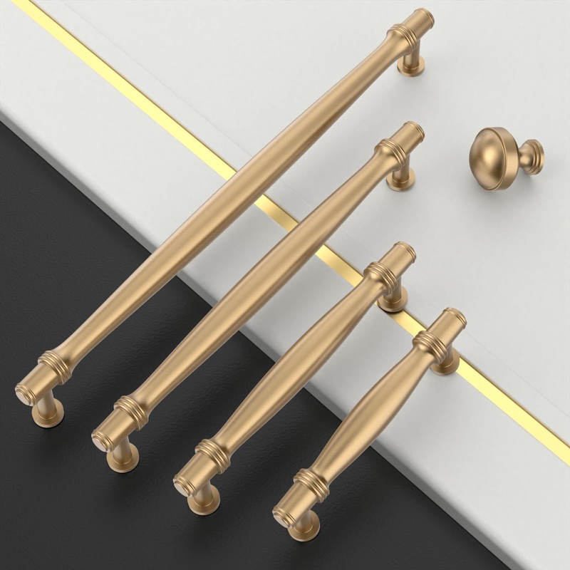 Asidrama 10 Pack 5 Inch(128mm) Brushed Satin Nickel Kitchen Cabinet