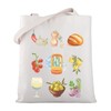 WSNANG Sardine and Summer Food Gift Sardines Canvas Tote Bag