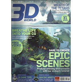 3D WORLD, JUNE, 2012 (MAYA + Z BRUSH + BLENDER + CINEMA 4D + 3dS MAX)