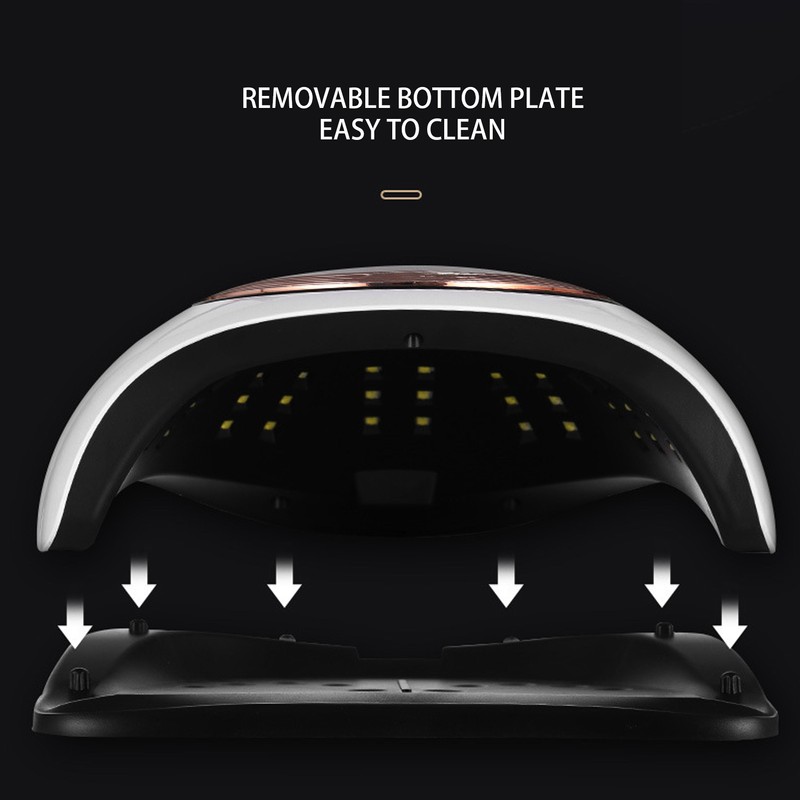 Home UV LED Nail Dryer 180W LCD Screen Gel Polish