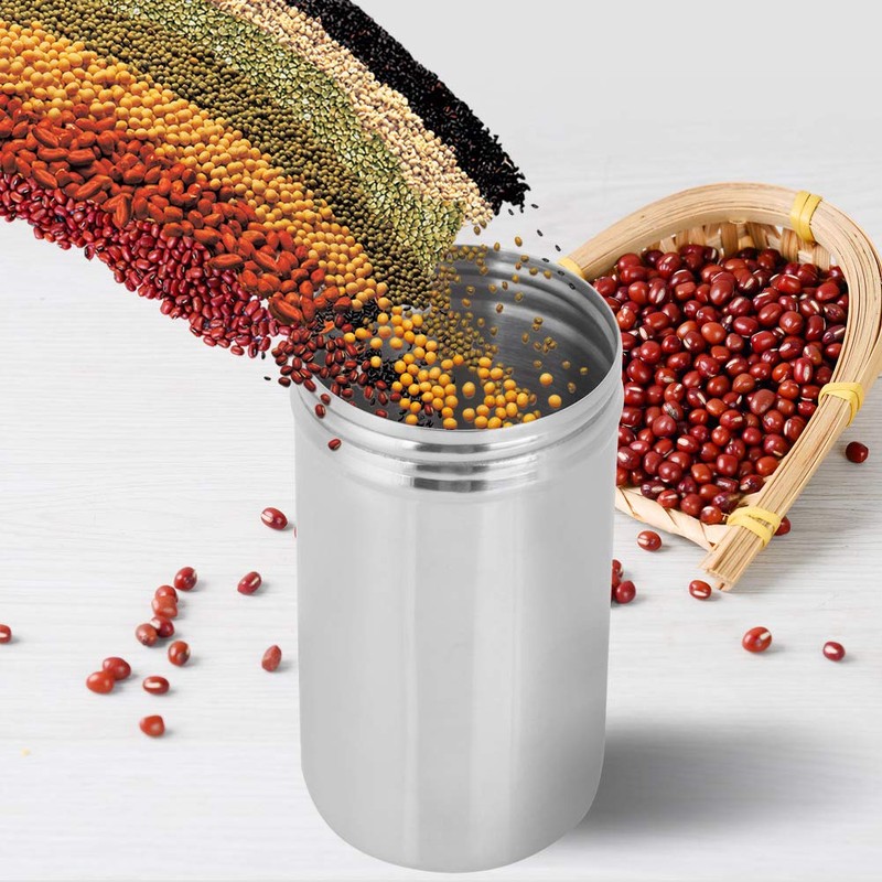 Milltrip Stainless Steel Sealed Food Storage Jar Container Portable Tea