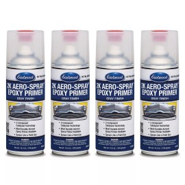 Eastwood AeroSpray 2K Epoxy Spray Paint Gray Primer Catalyzed Technology 4 Pack