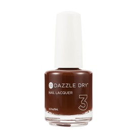Dazzle Dry Nail Lacquer (Step 3) - Zest - A dark chocolatey red. Full coverage cream. (0.5 fl oz)