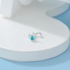 UCADRIT Horseshoe Nose Stud Sterling Silver Horseshoe Corkscrew Nose Ring