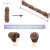 Tousled Hair Updo Hair Bun for Women 100% Human Hair