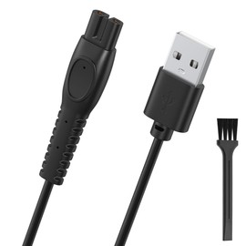 Oumida 5V Shaver Charging Cable for Philip Norelco Shaver 360 QP2724 QP2734 QP2824 QP2834 QP4530 QP4631 MG7910 MG7930 MG7950 MG5910 MG9510 MG9522 00 X30001 Shaver Charger Cable (1M)