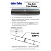 Jake Sales Chain Link Fence TOP RAIL SLEEVE: 1-7/8" X