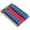 DC 24V 16-Channel Relay Module Insulated Interface Card with High/Low