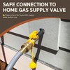 GASPRO 12 Feet 3/8" ID Natural Gas Hose, Low Pressure