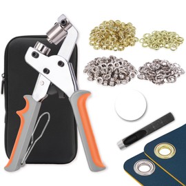 ZAPSIFOU Grommet Tool Kit with 300 pcs 3/8 Inch Grommets, Heavy Duty Grommet Kit with Storage Bag, Grommets Pucher with Hole Punch and Eyelets, Eyelet Pliers Kit for Tarp, Fabric, Banner, Canvas