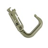 Hikeen D Ring Grim Lock Multi-Purpose D-Shaped Key Ring (10