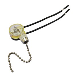 BEIDUOYANG JX42B 250V DIY Wall Light Pull Chain Cord Controller Switch for Home Ceiling Fan Lamp Replacement Parts DIY Replacement Parts