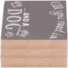 3Pcs Wooden Box Sign Pet Lovedog Letter DIY Wood Crafts