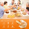 250 Pcs Air Fryer Liners Disposable, 6.5" Round Unbleached Parchment